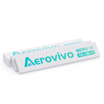 4 Pack MERV 11 16x20x1 Air Filter Refills (Only for AErovivo Frame)