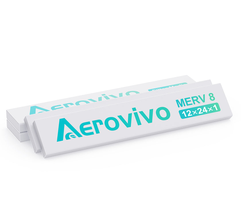 4 Pack MERV 8 12x24x1 Air Filter Refills Only for AErovivo Frame