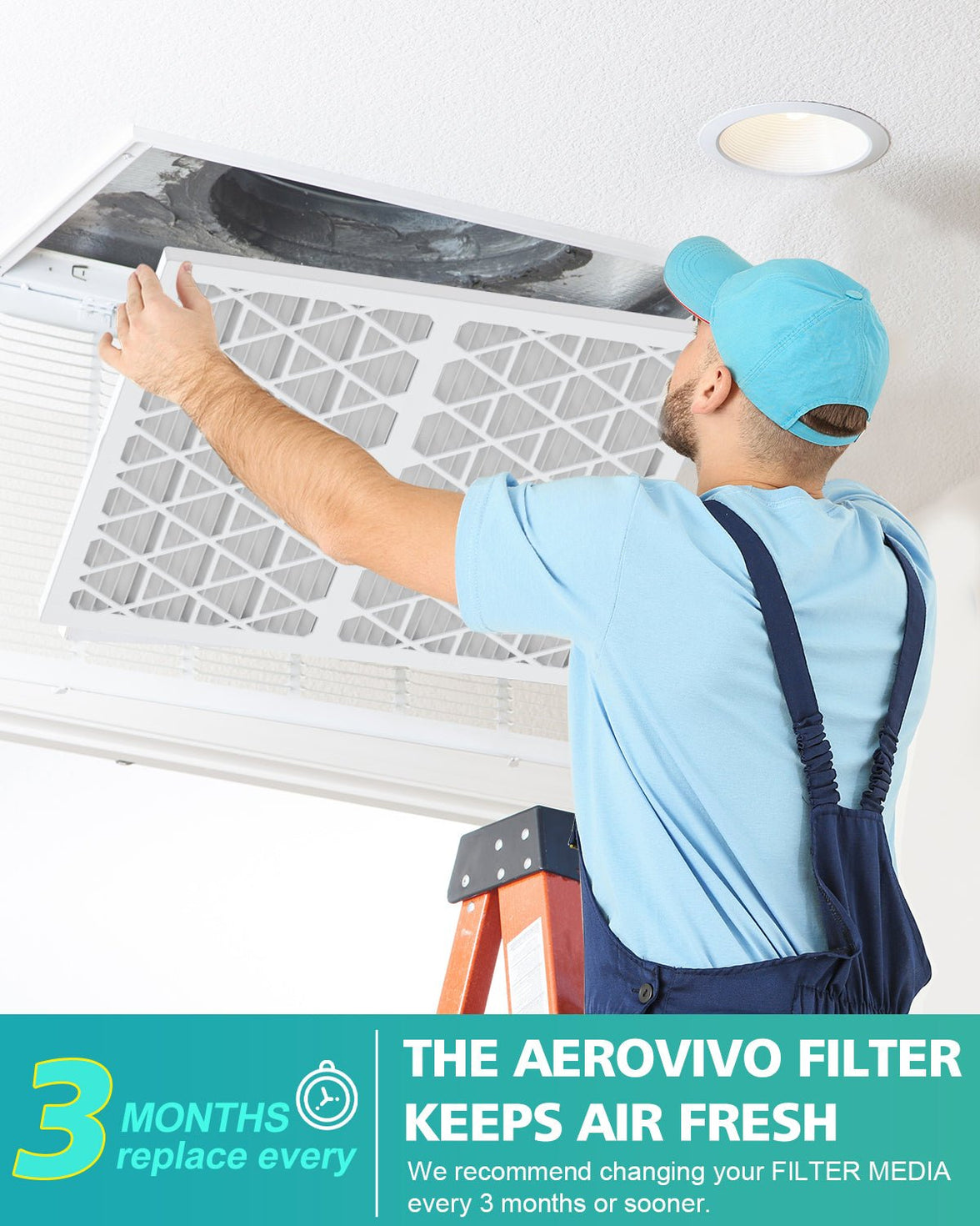 16x20x1 Air Filter MERV 13, 1 Pack Media with Reusable Frame