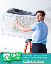 4 Pack MERV 8 14x20x1 Air Filter Refills (Only for AErovivo Frame)